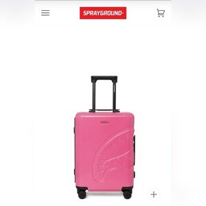 Sprayground's PRETTY LITTLE PINK STUDS HARDSHELL CARRYON Deadstock
